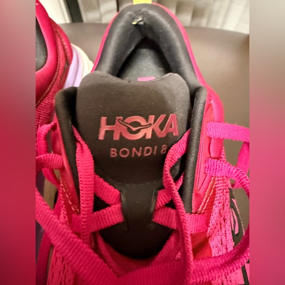 Hoka One Women's Purple (Wmns) Bondi 8 'Cherries Jubilee' size 11 - Picture 10 of 11